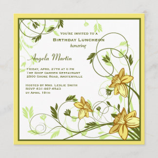 Daffodills Invitation