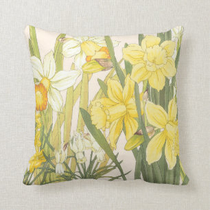 Daffodils and Jonquils Springtime Pillow