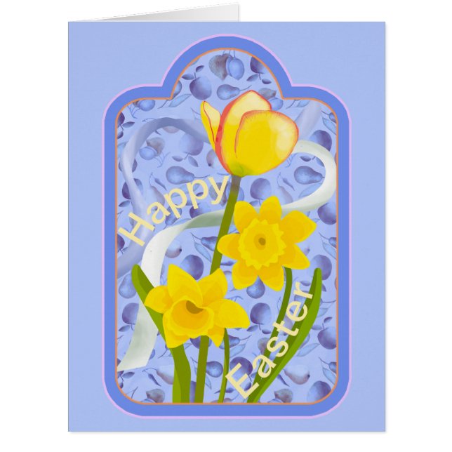 Daffodils and Tulip card (Front)