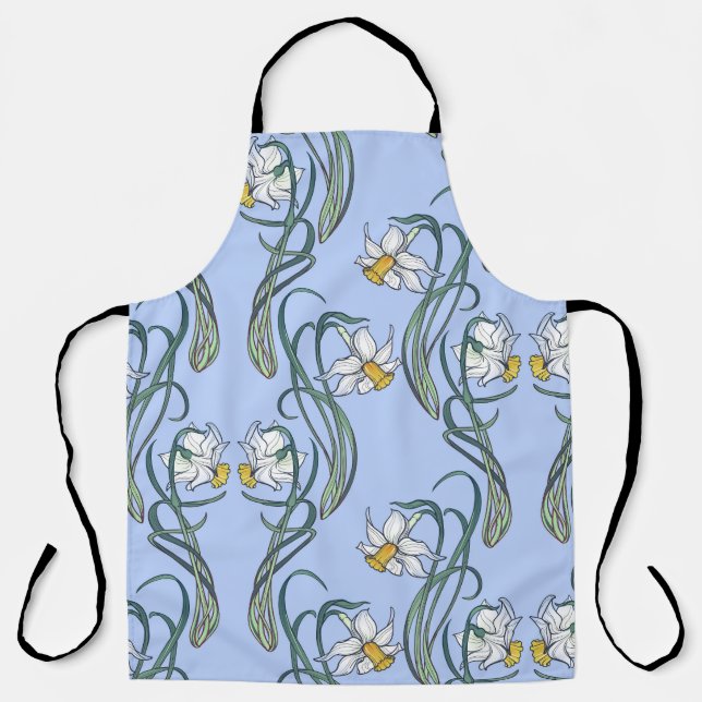 Daffodils Art: Nouveau Spring Apron (Front)