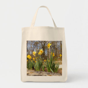 Daffodils at Easter Grocery Tote Bag