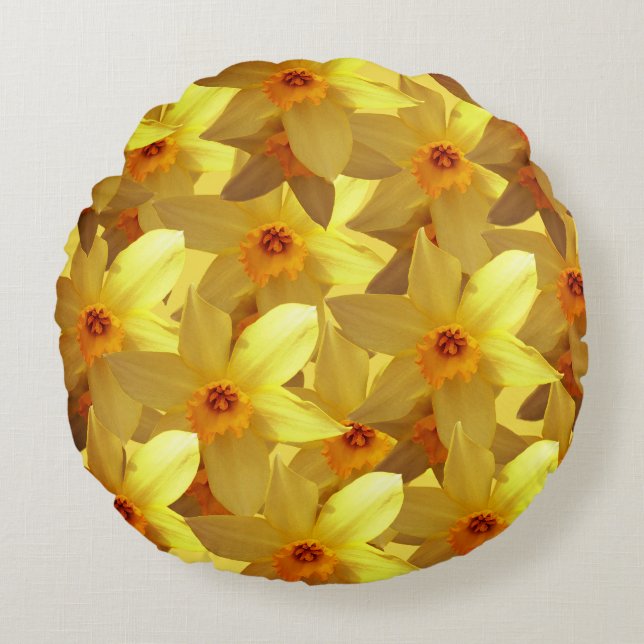 Daffodils Bloom cushion (Front)