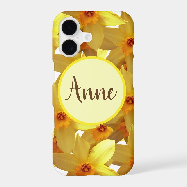 Daffodils Bloom personalized  iPhone Case (Back)