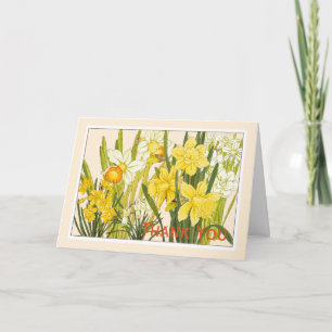 Daffodils, Botanicals Card - Customise Greeting