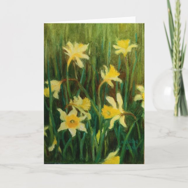 "Daffodils" Card (Front)