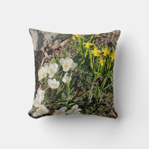 Daffodils & Crocus Cushion