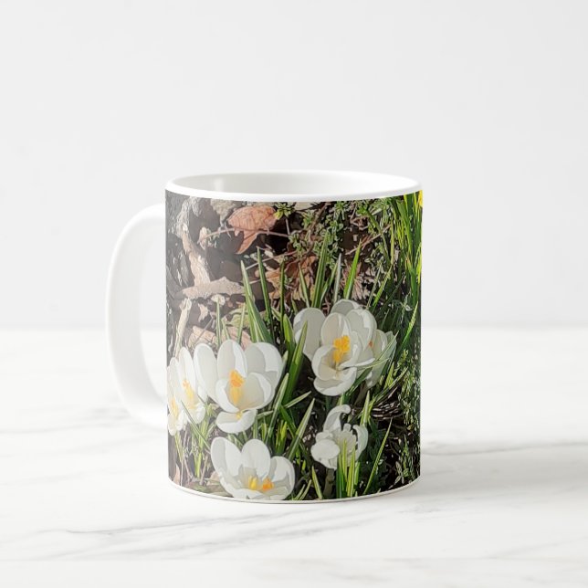 Daffodils & Crocus Mug (Front Left)