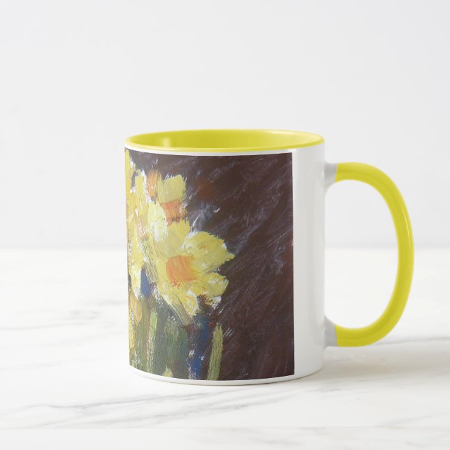 'Daffodils' detail mug (Right)