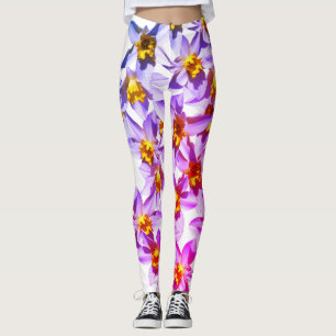 Daffodils Flowers Photo   Custom Leggings