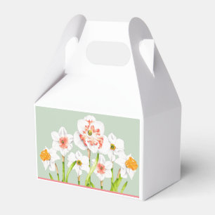 Daffodils on a Gable Favour Box