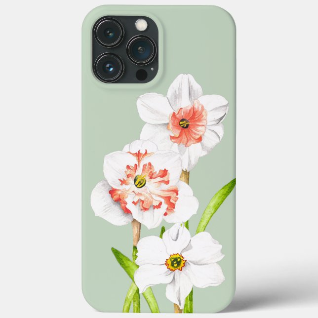 Daffodils on an iPhone Case (Back)