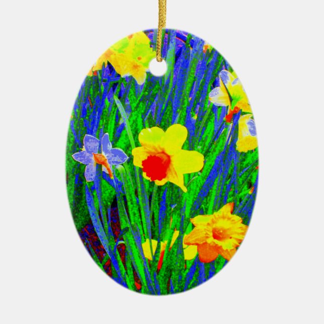 'Daffodils' Ornament (Front)