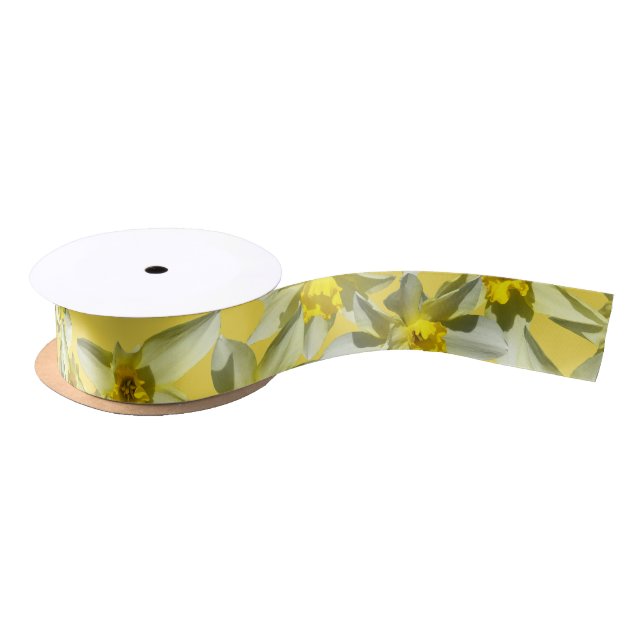 Daffodils  Photo  Ribbon Satin Ribbon (Spool)