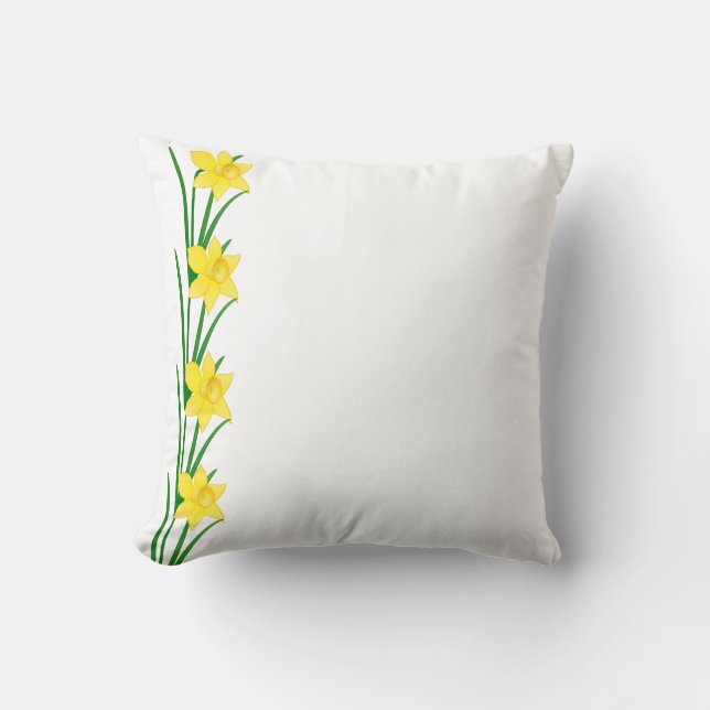 Daffodils Pillow (Front)