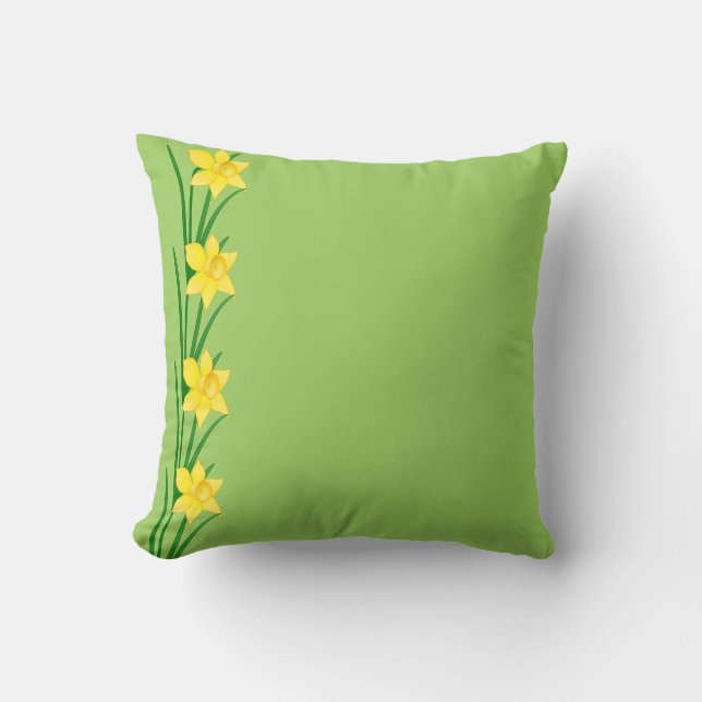 Daffodils Pillow (Front)
