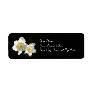 Daffodils Return Address Label