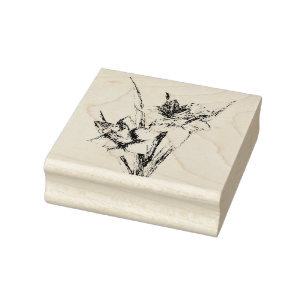 Daffodils Rubber Stamp
