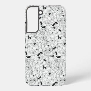 Daffodils spring floral pattern samsung galaxy case