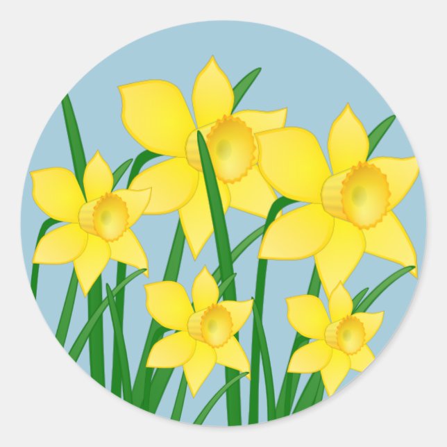 Daffodils Stickers (Front)