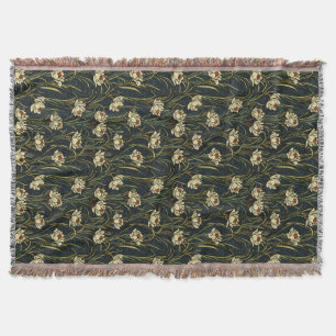 Daffodils  throw blanket