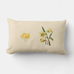 Daffodils throw pillow
