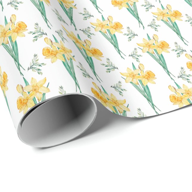 Daffodils Wrapping Paper (Roll Corner)