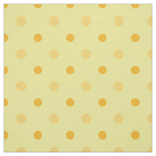 Daffy-down Dillies Yellow Orange Polka Dots Fabric
