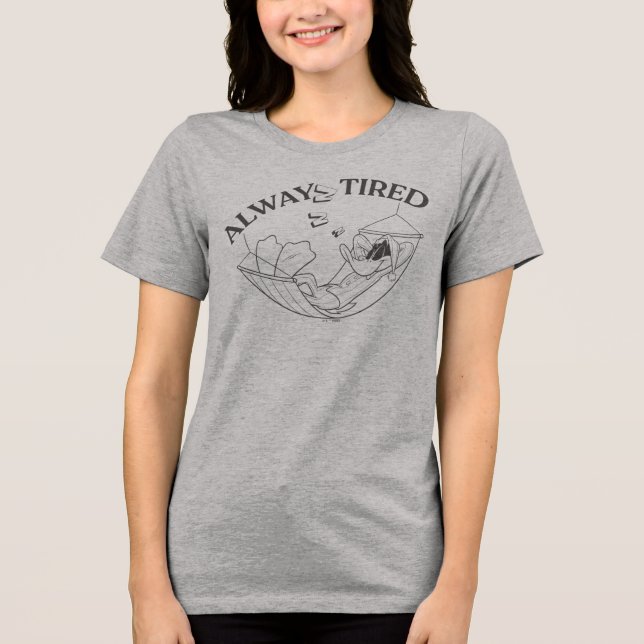 DAFFY DUCK™ Always Tired Tri-Blend Shirt (Front)