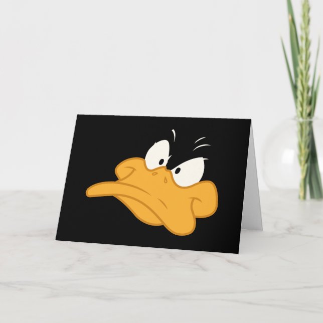 DAFFY DUCK™ Angry Face Card (Front)