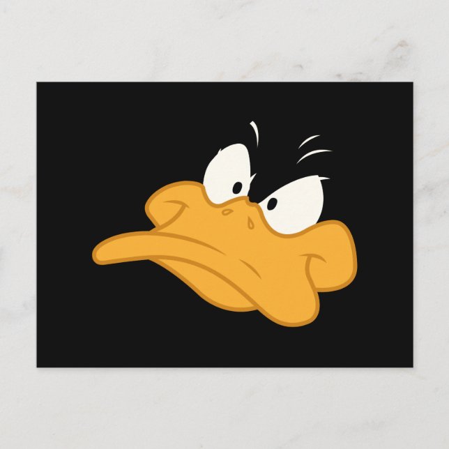 DAFFY DUCK™ Angry Face Postcard (Front)