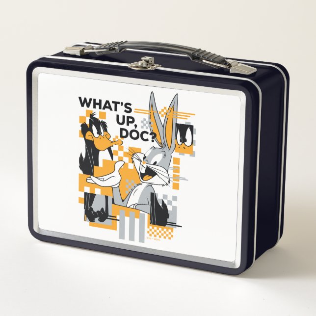 DAFFY DUCK™ & BUGS BUNNY™ Glitch Metal Lunch Box (Front)