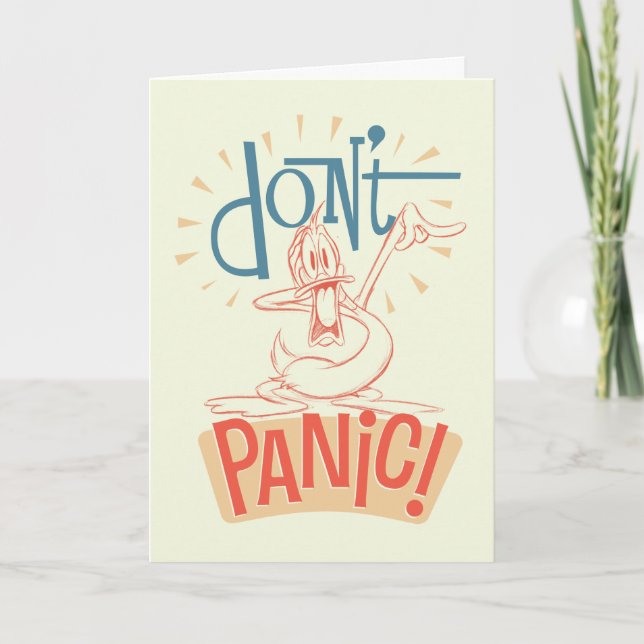 DAFFY DUCK™ | Don't Panic! Card (Front)
