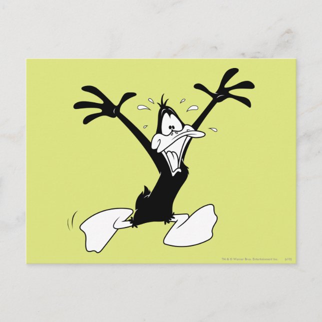 DAFFY DUCK™ Excited Postcard (Front)