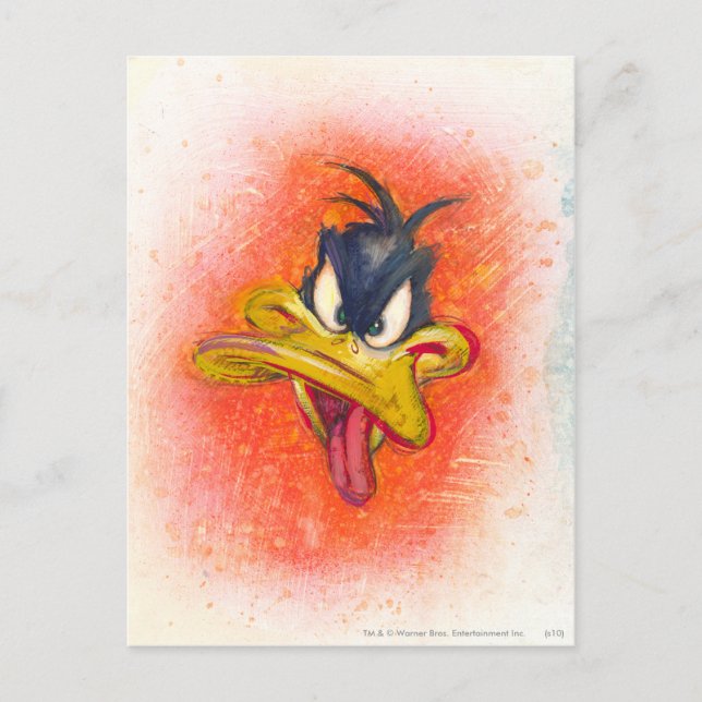 DAFFY DUCK™ in Orange Postcard (Front)