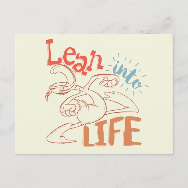 DAFFY DUCK™ | Lean into Life Postcard (Front)