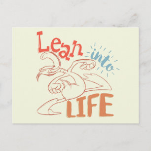 DAFFY DUCK™ Lean into Life Postcard