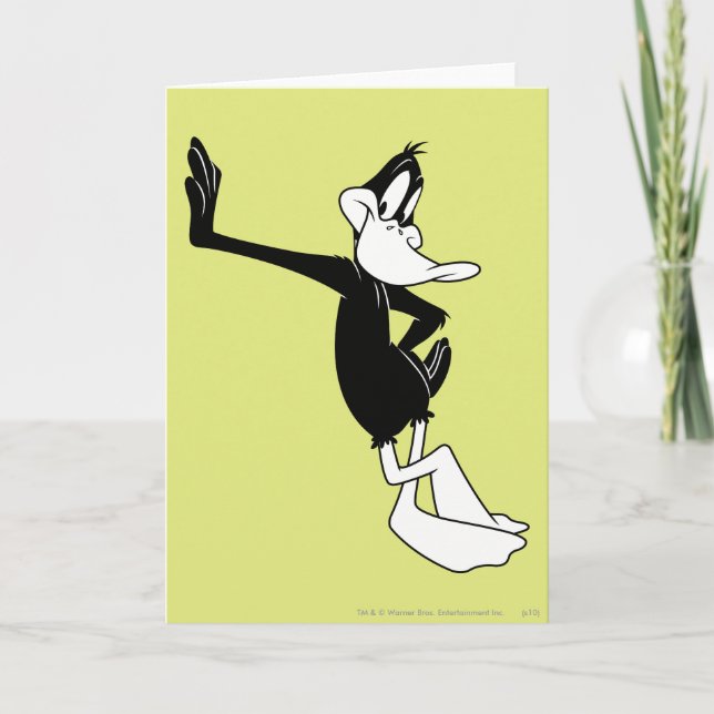 DAFFY DUCK™ Leaning Against a Wall Card (Front)