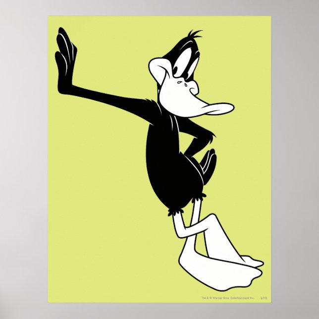 DAFFY DUCK™ Leaning Against a Wall Poster (Front)