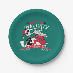 DAFFY DUCK™ - Let's Be Naughty Paper Plate