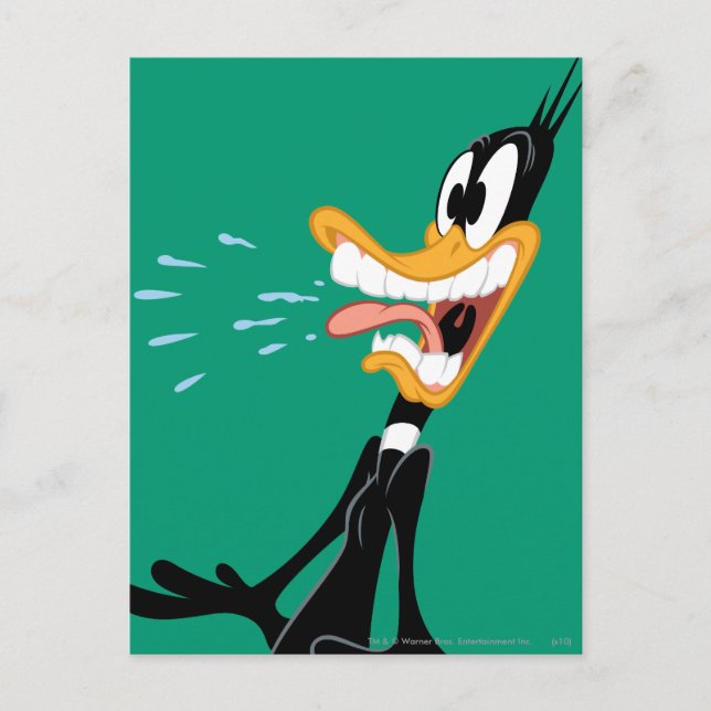 DAFFY DUCK™ Scared Postcard (Front)