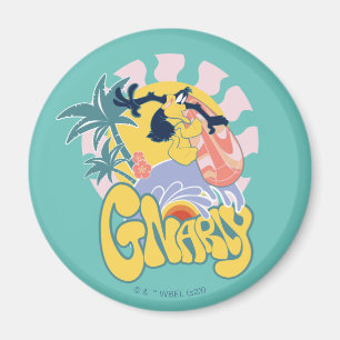 DAFFY DUCK™ Surfing - Gnarly Magnet