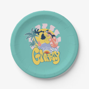 DAFFY DUCK™ Surfing - Gnarly Paper Plate