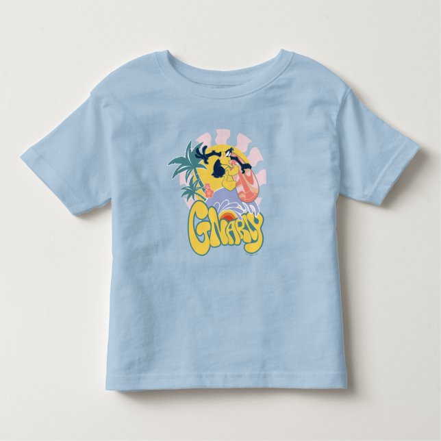DAFFY DUCK™ Surfing - Gnarly Toddler T-Shirt (Front)
