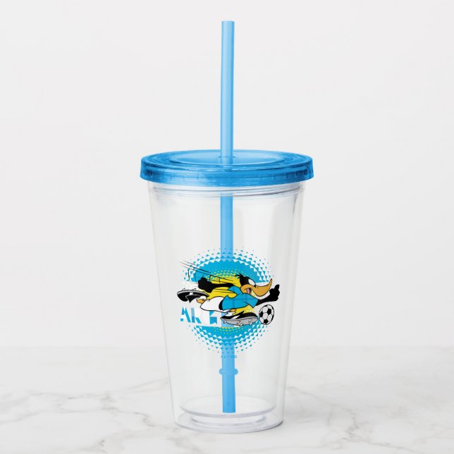 DAFFY DUCK™ Team Argentina Soccer Graphic Acrylic Tumbler (Front)