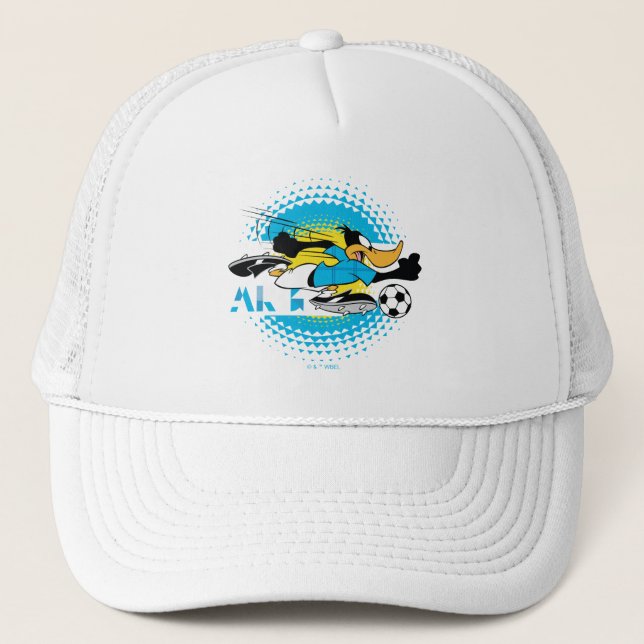 DAFFY DUCK™ Team Argentina Soccer Graphic Trucker Hat (Front)