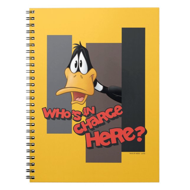 DAFFY DUCK™ "Who's In Charge Here" Notebook (Front)