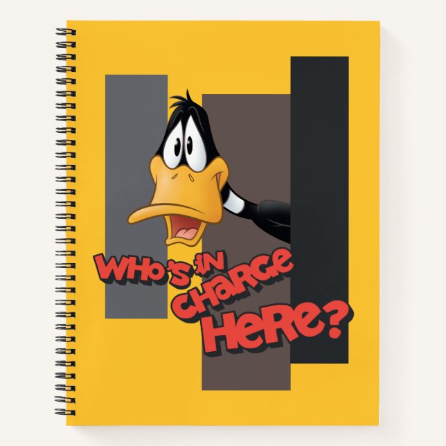 DAFFY DUCK™ "Who's In Charge Here" Notebook (Front)