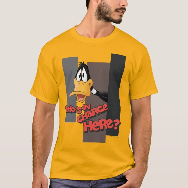 DAFFY DUCK™ "Who's In Charge Here" T-Shirt (Front)