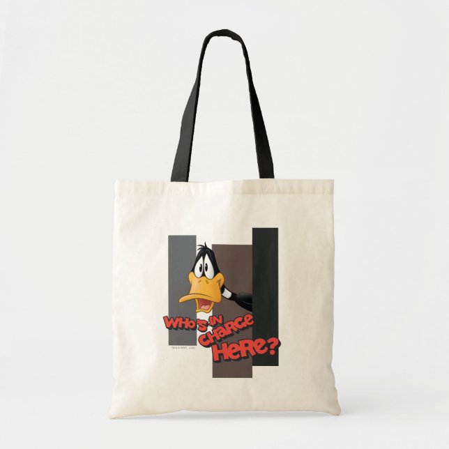 DAFFY DUCK™ "Who's In Charge Here" Tote Bag (Front)