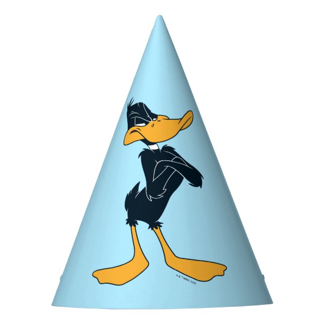 DAFFY DUCK™ with Arms Crossed Colour Party Hat (Front)